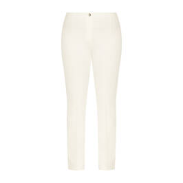 Faber Jersey Trouser Straight Leg White  - Plus Size Collection