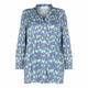 GAIA GEOMETRIC PRINT TUNIC TEAL 