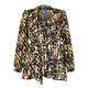 GEORGEDÉ GEORGETTE TWINSET BASKET WEAVE PRINT