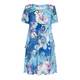Georgedé PAISLEY PRINT CHIFFON LAYER DRESS