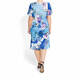Georgedé PAISLEY PRINT CHIFFON LAYER DRESS