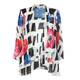Georgedé ANEMONE PRINT JACKET AND VEST TWINSET