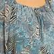 Georgedé Paisley and Zebra Tunic Blue 