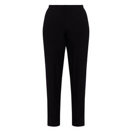 Georgedé Satin Jersey Trousers Black - Plus Size Collection