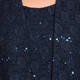 Georgedé NAVY LACE AND SEQUIN TWINSET