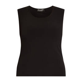 Georgedé Jersey Vest Black - Plus Size Collection
