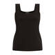 Georgedé Stretch Jersey Vest Black