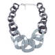 GIUNO GREY INTERLOCK NECKLACE
