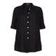 BEIGE label BLACK LINEN SHIRT
