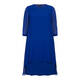 KIRSTEN KROG GEORGETTE LAYER DRESS COBALT