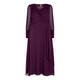 KIRSTEN KROG GOWN CHIFFON PLUM