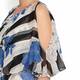 TIA COLD SHOULDER PRINTED TEA DRESS