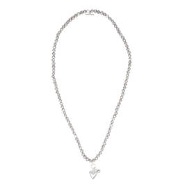 ELIZA GRACIOUS PEARL NECKLACE WITH HEART CLASP - Plus Size Collection