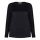 LUISA VIOLA SATIN TOP BLACK