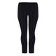 LUISA VIOLA PUNTO MILANO TROUSER WITH LACE TRIM BLACK