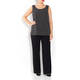LUISA VIOLA PRINTED GEORGETTE TWO PIECE