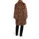 Luisa Viola Faux Fur Animal Print Coat