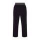 Luisa Viola Black Knitted Trousers 