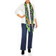 Luisa Viola Print Scarf Green 