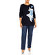 Luisa Viola Intarsia Knitted Sweater Blue
