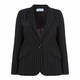 LUISA VIOLA PINSTRIPE BLAZER BLACK