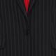 LUISA VIOLA PINSTRIPE BLAZER BLACK