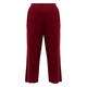 Luisa Viola Wide Leg Knitted Trousers Wine