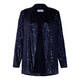 LUISA VIOLA SEQUIN JACKET NAVY