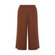 LUISA VIOLA COTTON TWILL CULOTTE BROWN
