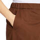 LUISA VIOLA COTTON TWILL CULOTTE BROWN