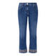 LUISA VIOLA EMBROIDERED HEM JEANS