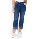 LUISA VIOLA EMBROIDERED HEM JEANS