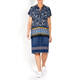 LUISA VIOLA BORDER PRINT TUNIC