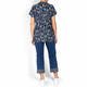 LUISA VIOLA BORDER PRINT TUNIC