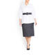 MARINA RINALDI BUCKLE BELT WIDE