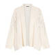 Marina Rinaldi Wool Mix Beaded Cardigan Ivory