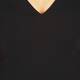 Marina Rinaldi black fitted jersey crepe DRESS