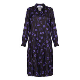 Marina Rinaldi Print Dress Violet  - Plus Size Collection