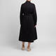 Marina Rinaldi Embroidered Cotton Poplin Shirt Dress Black