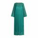 Marina Rinaldi Pleated Lurex Dress Forest Green 