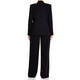 Marina Rinaldi Double Breasted Tuxedo Jacket Black