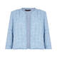 Marina Rinaldi Tweed Jacket Azure Blue