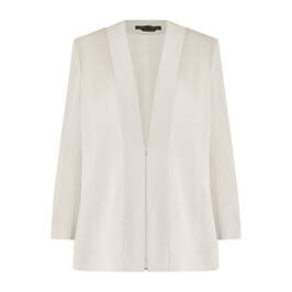 Marina Rinaldi Crepe Jacket Pearl Grey  - Plus Size Collection