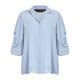 Marina Rinaldi Georgette Shirt Azure Blue