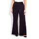 MARINA RINALDI SATIN BACK PALAZZO TROUSER BLACK