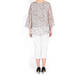 MARINA RINALDI CHIFFON FLORAL PRINT TUNIC