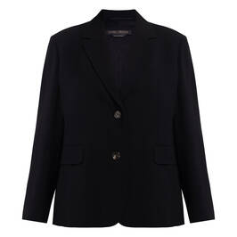 Marina Rinaldi Triacetate Blazer Black - Plus Size Collection
