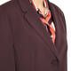 Marina Rinaldi Compact Stretch Crepe Blazer Aubergine