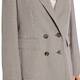 Marina Rinaldi Double Breasted Check Jacket Brown 