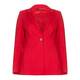 Marina Rinaldi red structured single breasted blazer
